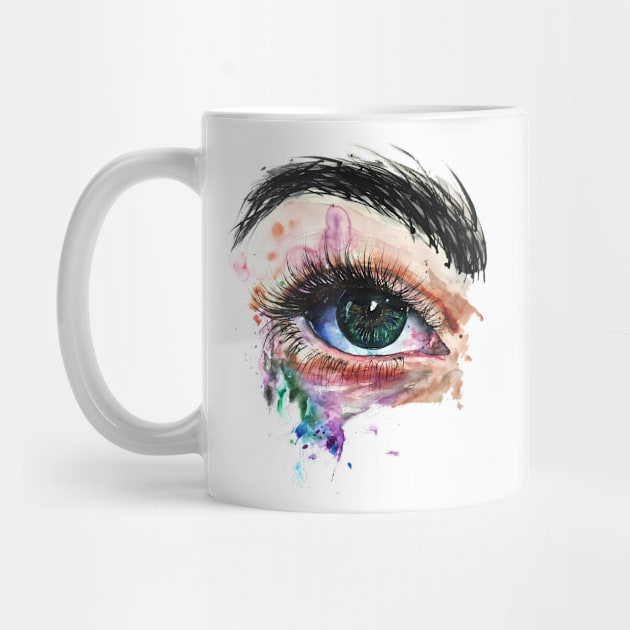 eye watercolor by NemfisArt